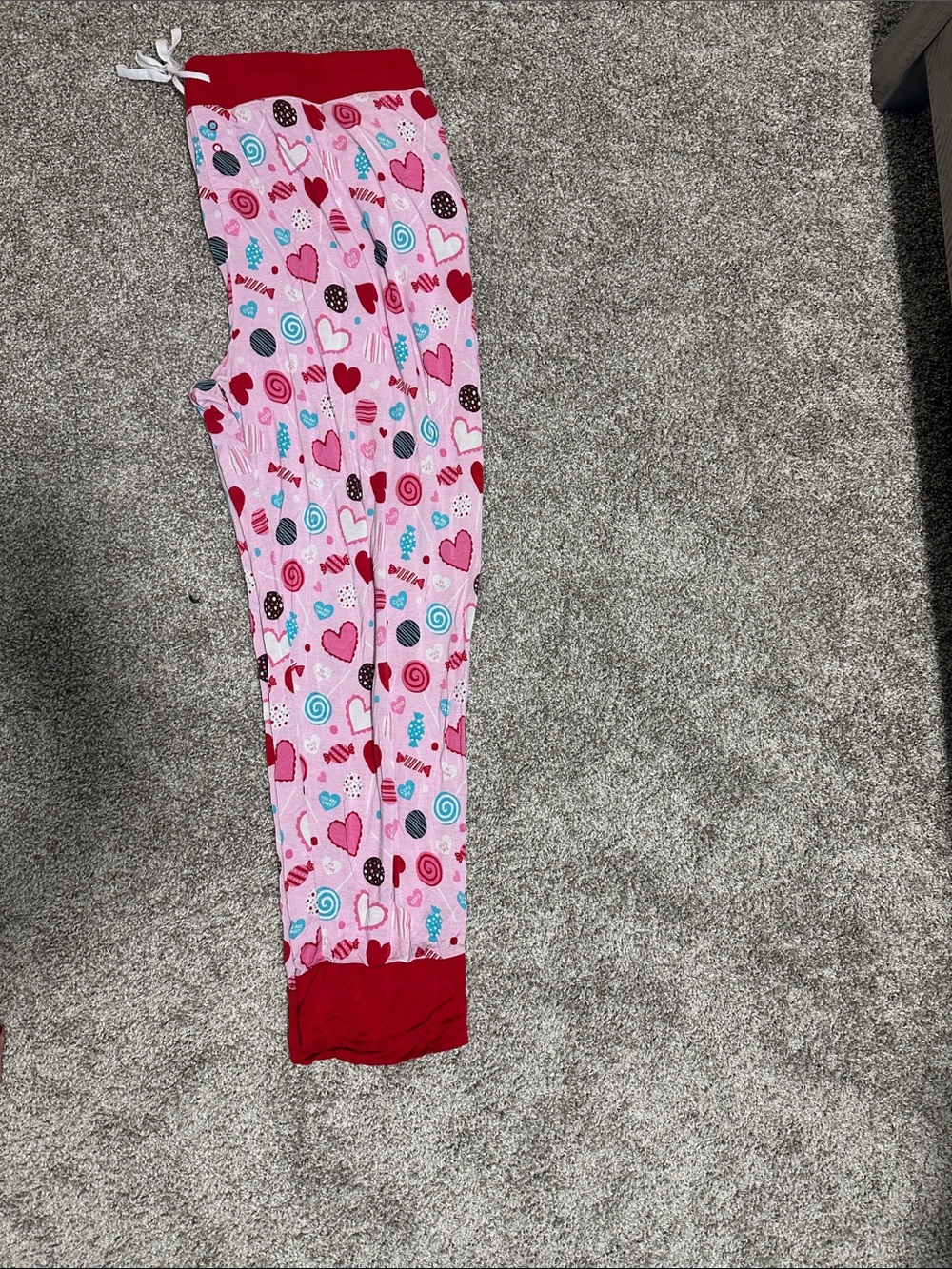 Women’s little sleepies Pink Heart & Candy Print Pajama Pants